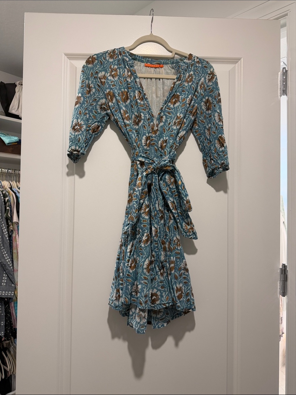 oliphant mini dress with removable belt